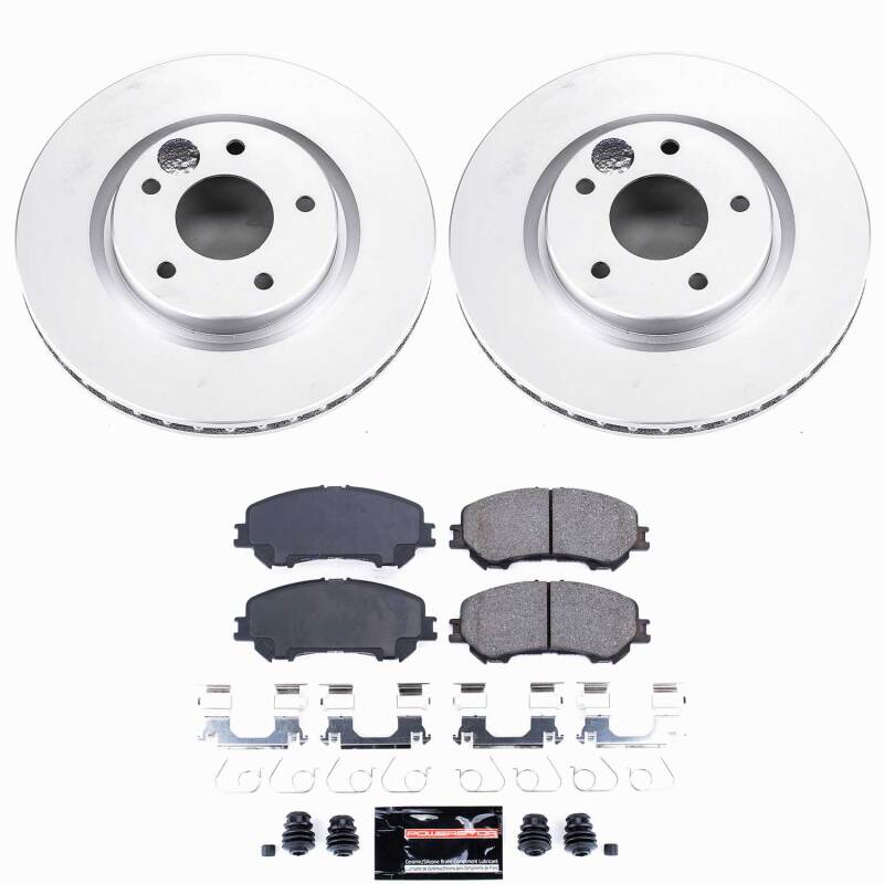 Power Stop 14-20 Nissan Rogue Front Z23 Coated Brake Kit
