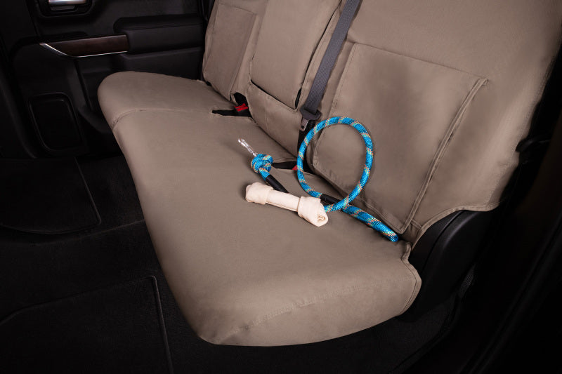 Covercraft 19-24 Chevrolet Silverado Polycotton SeatSaver Custom Front Row Seat Covers - Taupe