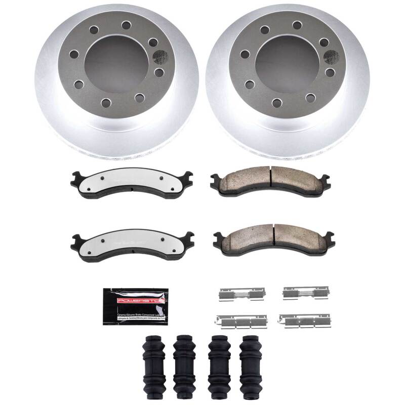 Power Stop 00-02 Dodge Ram 2500 Front Z36 Coated Truck & Tow Brake Kit