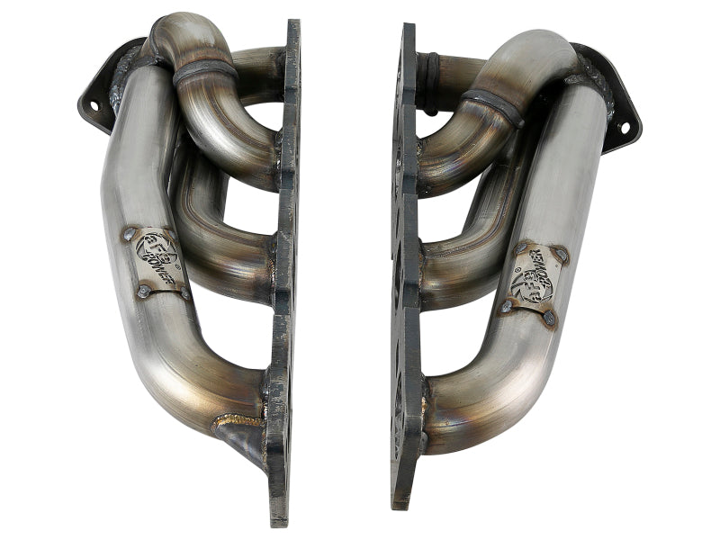 aFe Power Twisted Steel 304 Stainless Steel Shorty Headers for 2009-2023 Dodge Challenger & Charger 5.7L V8