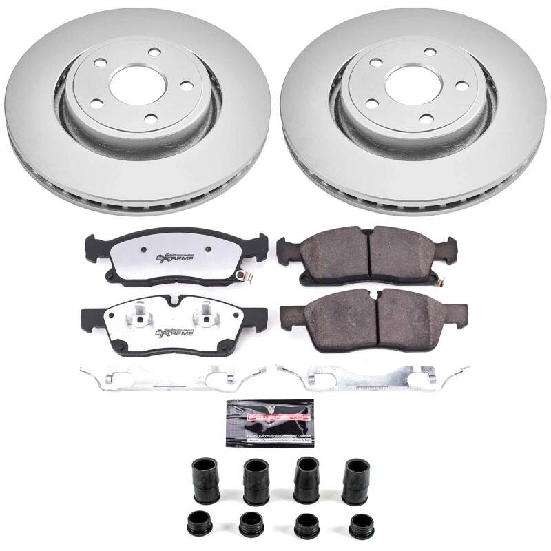 Power Stop 21-26 Dodge Durango Front Z36 Coated Truck & Tow Brake Kit