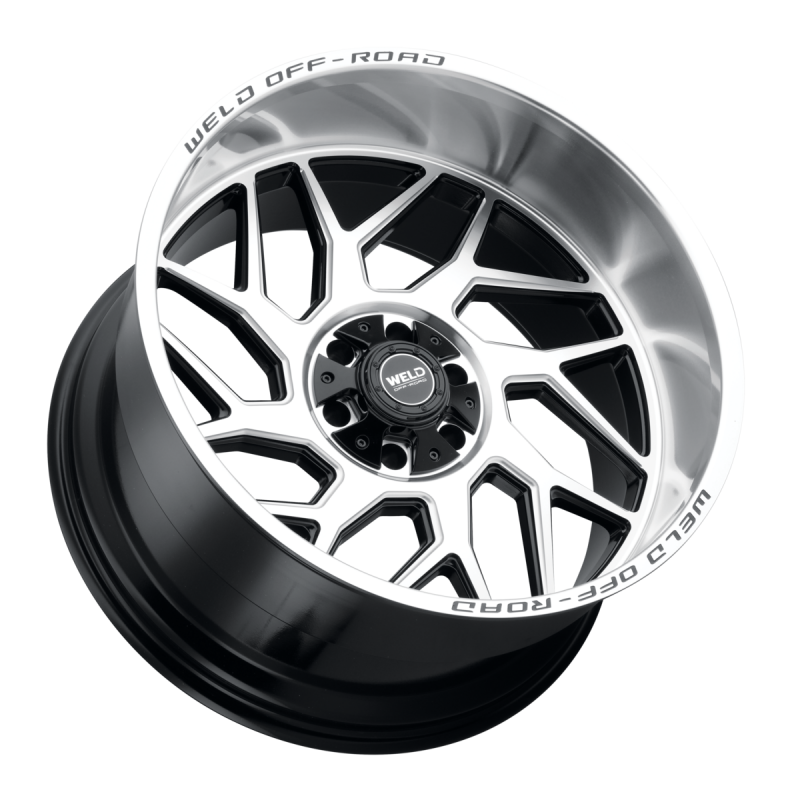 Weld Fulcrum 20x12 / 6x135 / 4.75 BS / 106.1 HB - Gloss Black Machined - Non-BL Wheel