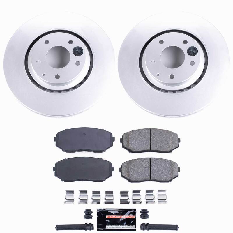 Power Stop 19-25 Mazda CX-5 Front Z23 Coated Brake Kit