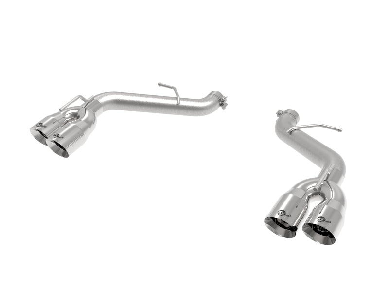 aFe POWER MACH Force-Xp 3" Axle-Back Exhaust w/ Polished Tips for 2016-2024 Chevrolet Camaro SS 6.2L