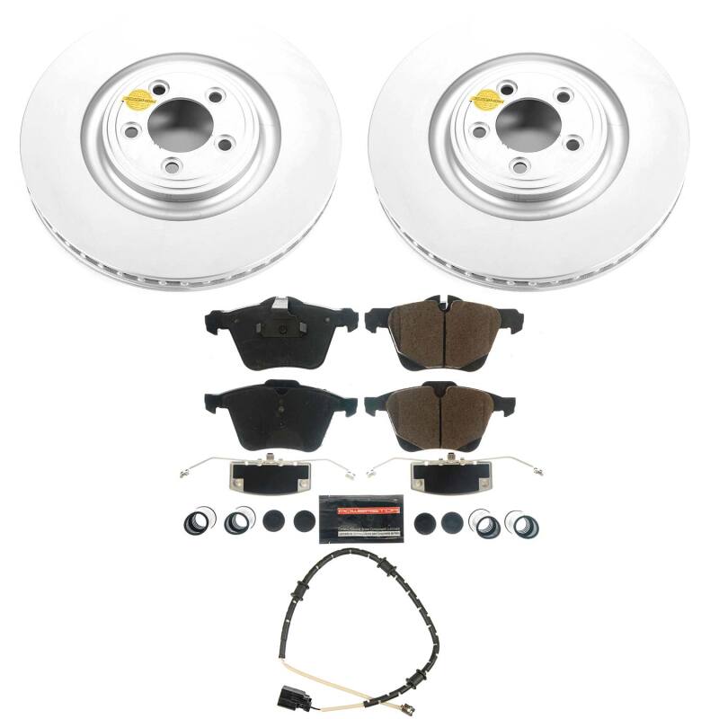 Power Stop 14-21 Jaguar F-Type Front Z23 Coated Brake Kit