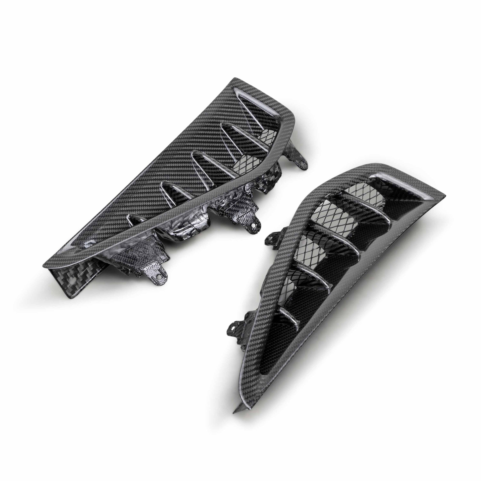 2021-2024 Dodge Ram TRX Type-OE Gloss Carbon Fiber Fender Vents Pair