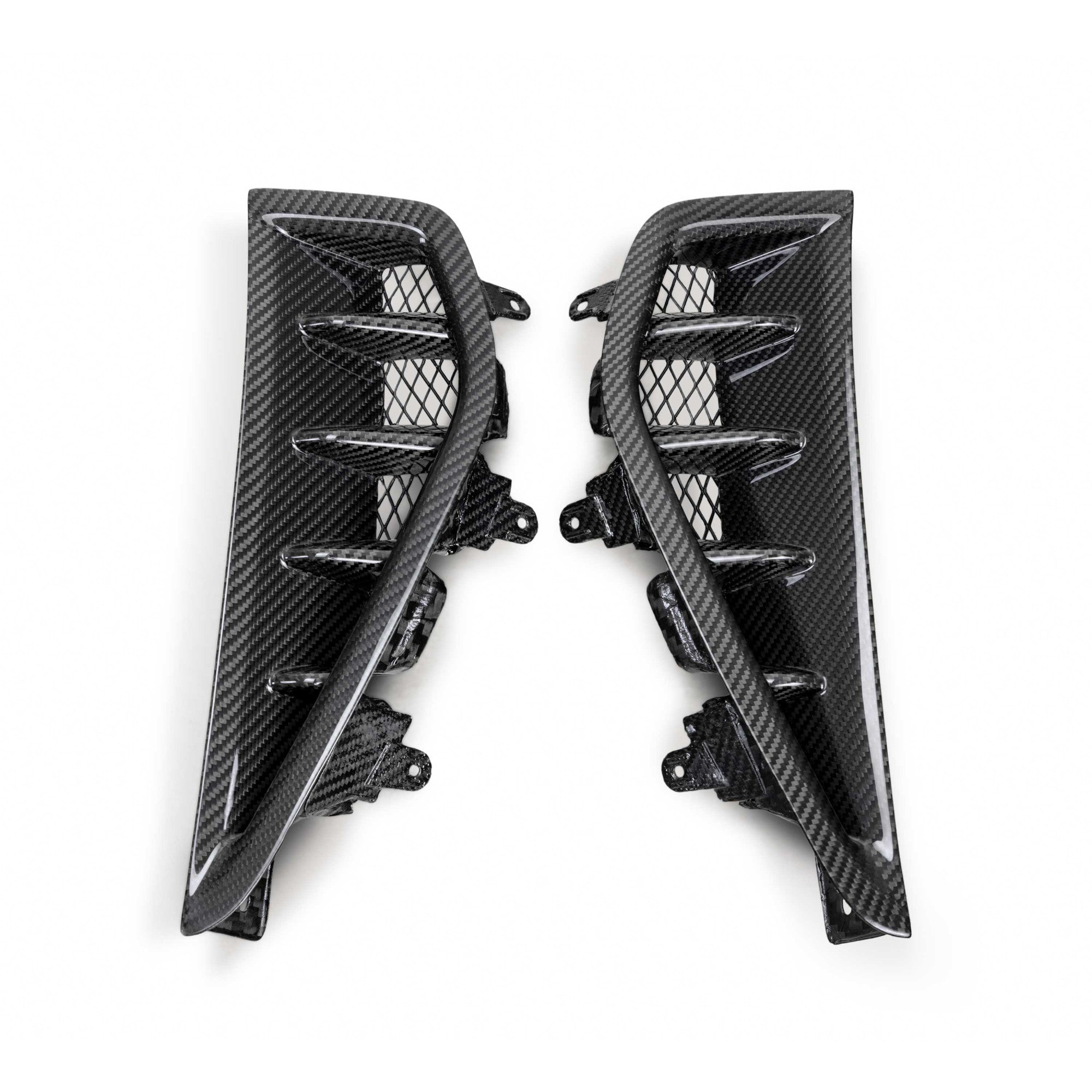 2021-2024 Dodge Ram TRX Type-OE Gloss Carbon Fiber Fender Vents Pair