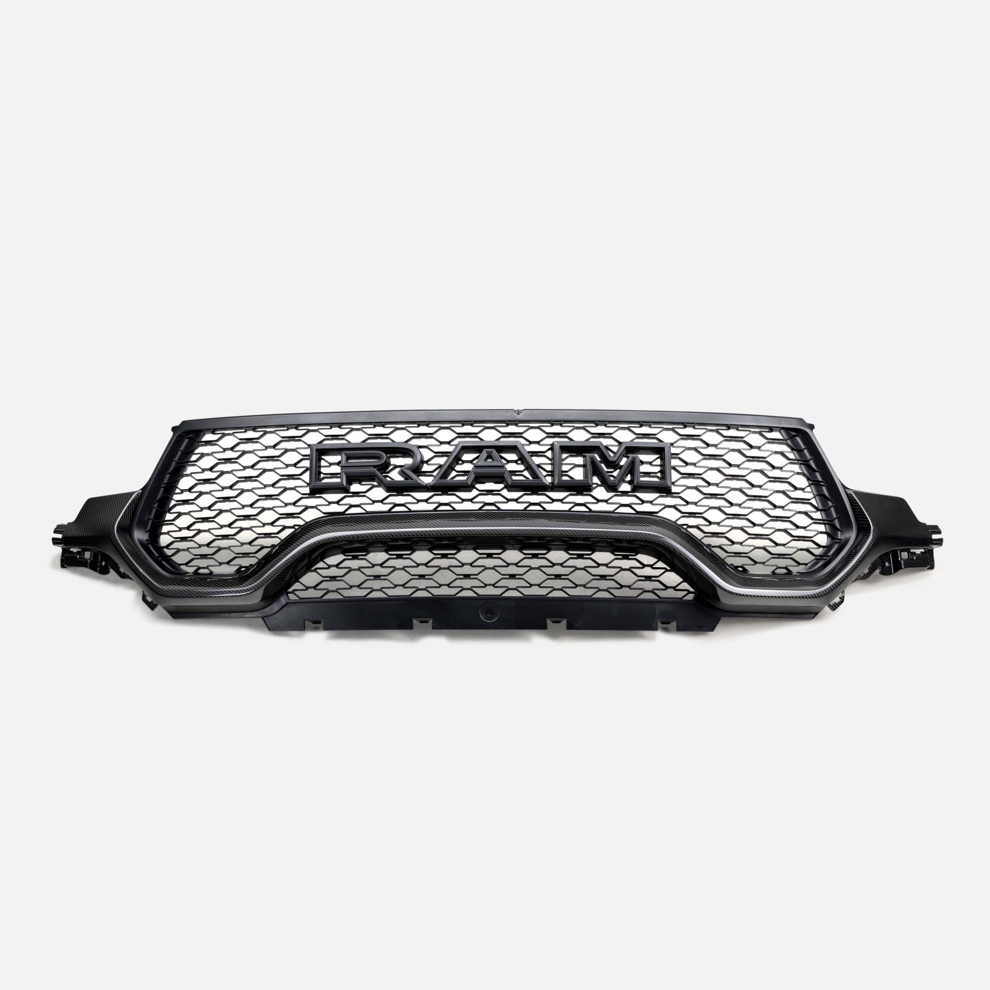 2021-2024 Dodge Ram TRX Type-OE Gloss Carbon Fiber Front Grille Lower Trim