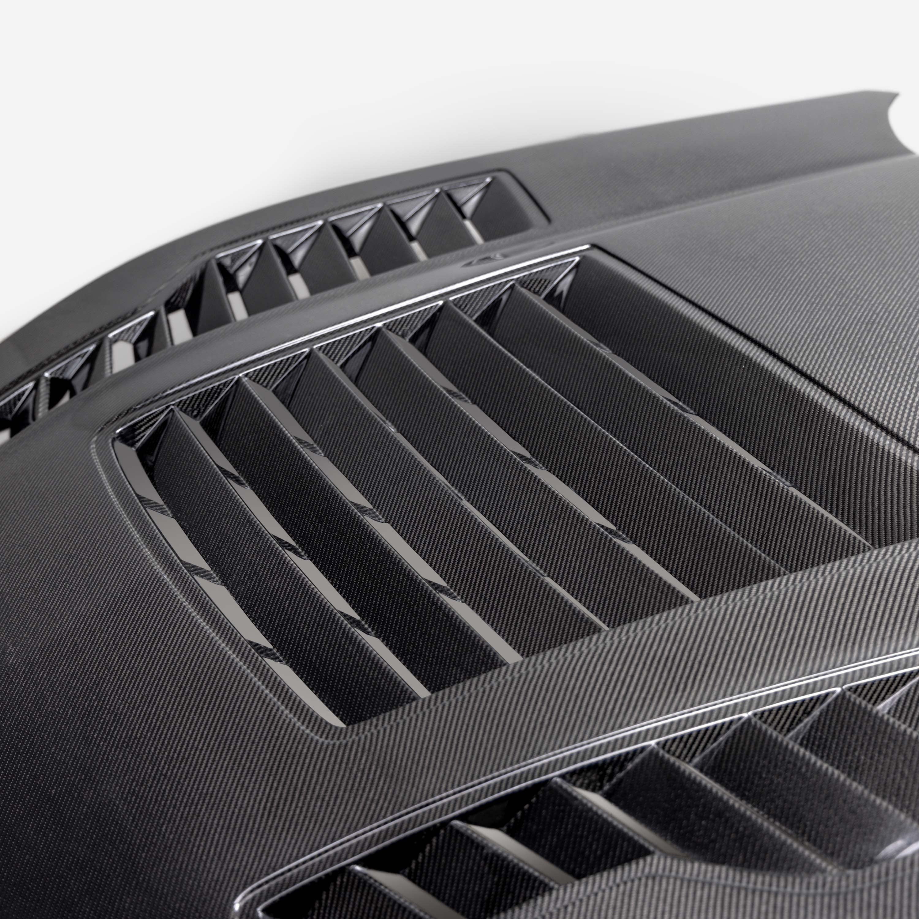 2024+ Ford Mustang S650 Type-GT4 Double-Sided Carbon Fiber Hood