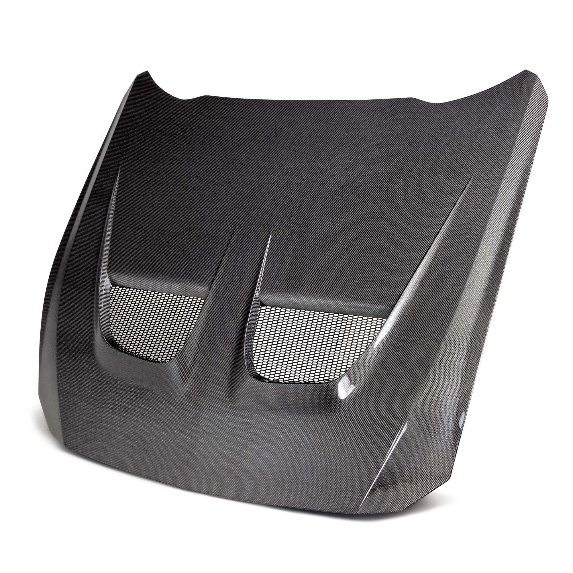 2024 + Ford Mustang S650 Type-GTD Gloss Carbon Fiber Front Hood