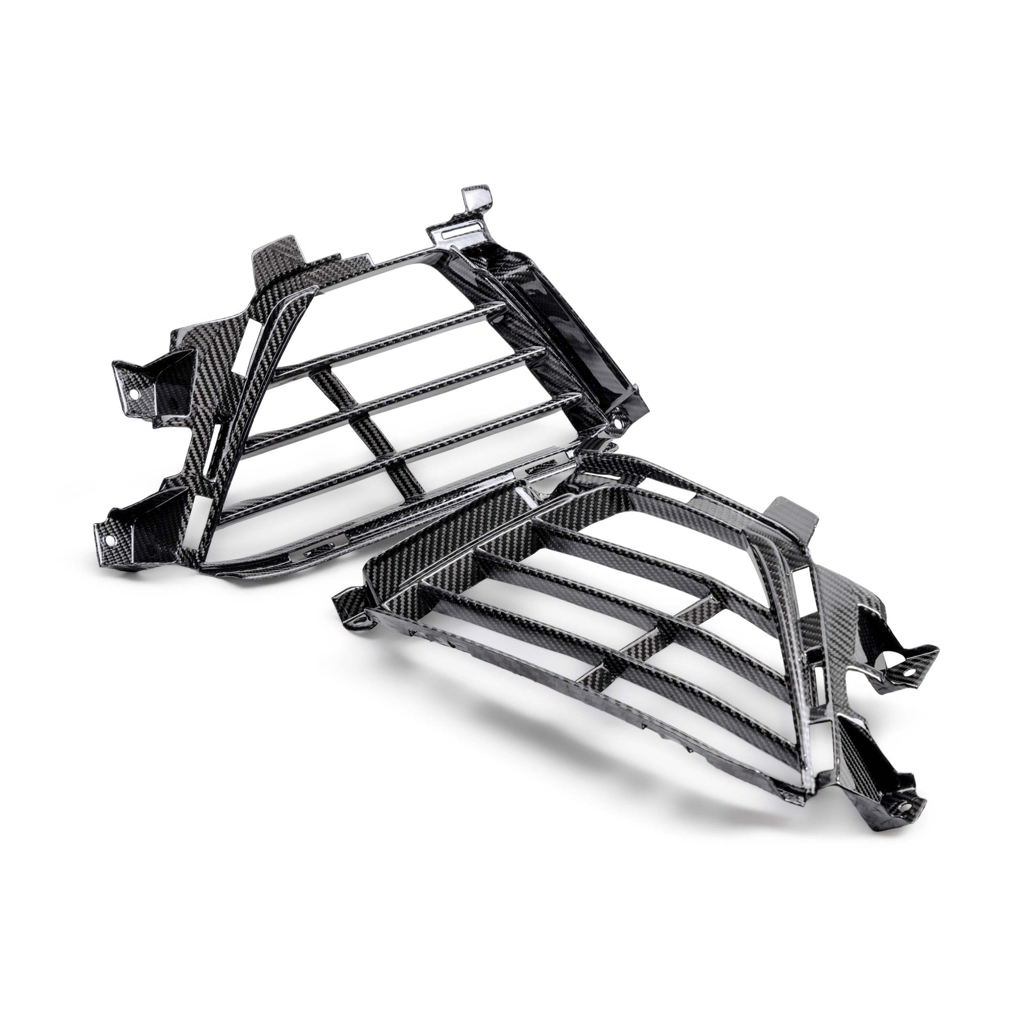 2022-2024 Cadillac CT5-V Blackwing Gloss Carbon Fiber Lower Grille (Pair)