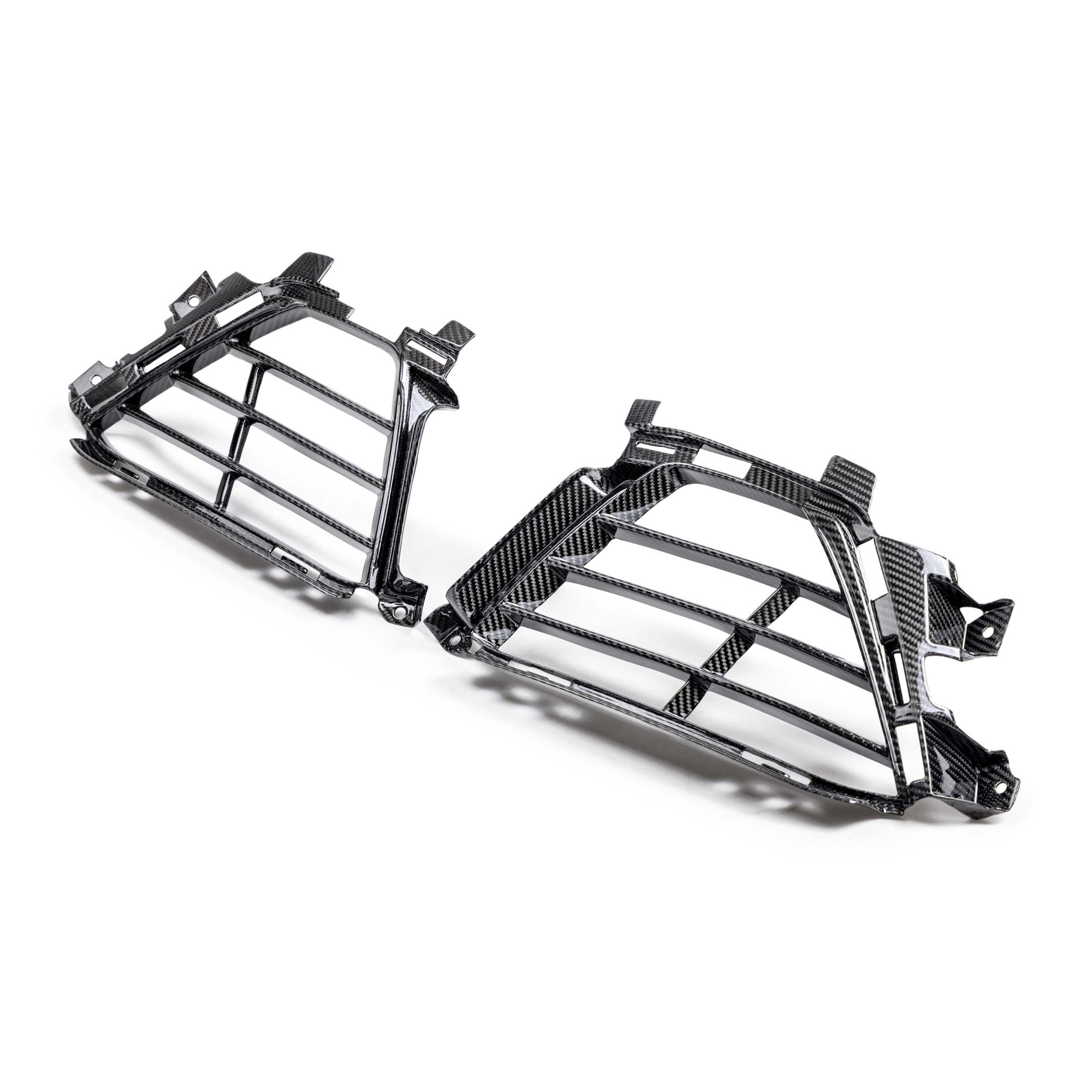 2022-2024 Cadillac CT5-V Blackwing Gloss Carbon Fiber Lower Grille (Pair)