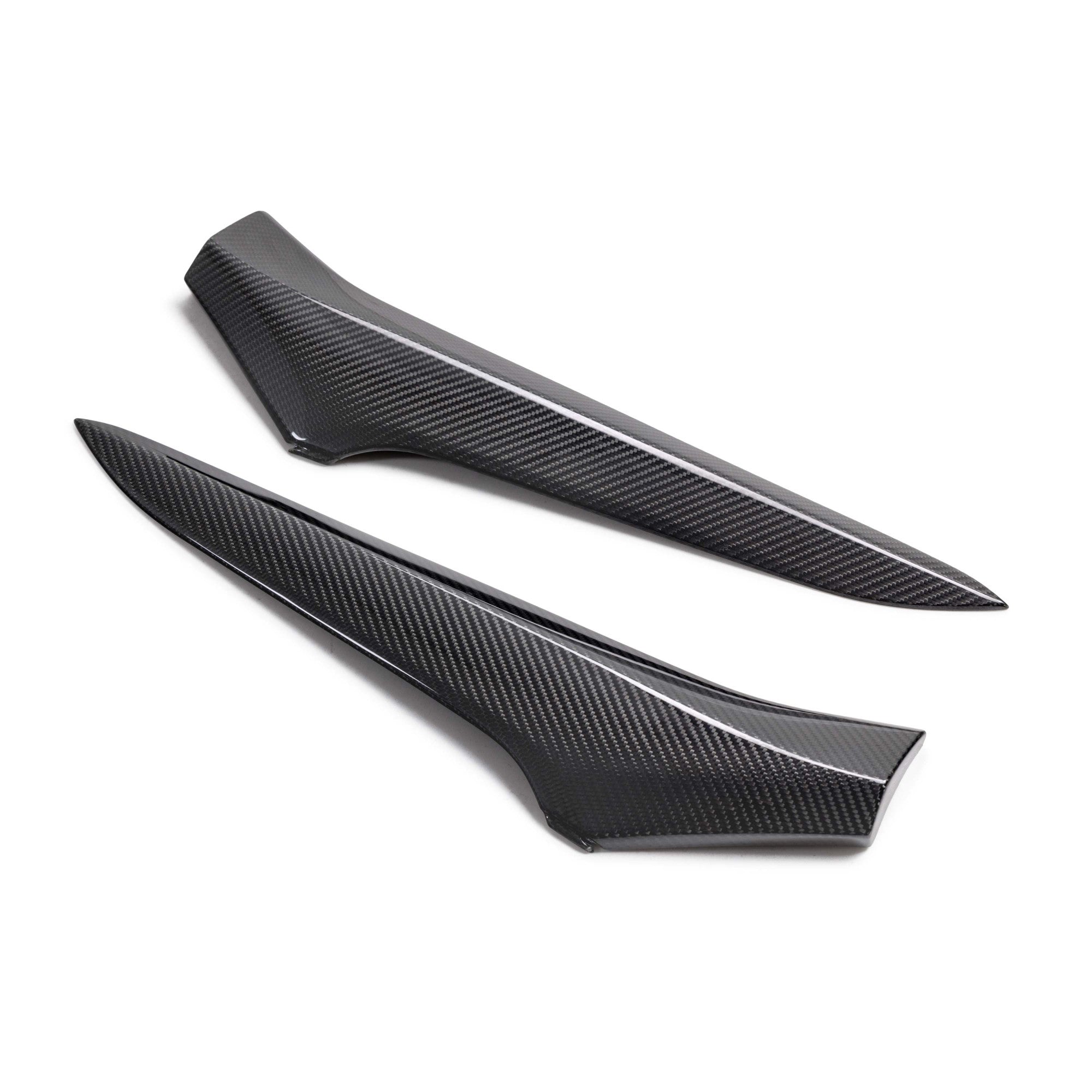 2023-2025 Corvette C8 Z06 Gloss Carbon Fiber Side Scoop Pair