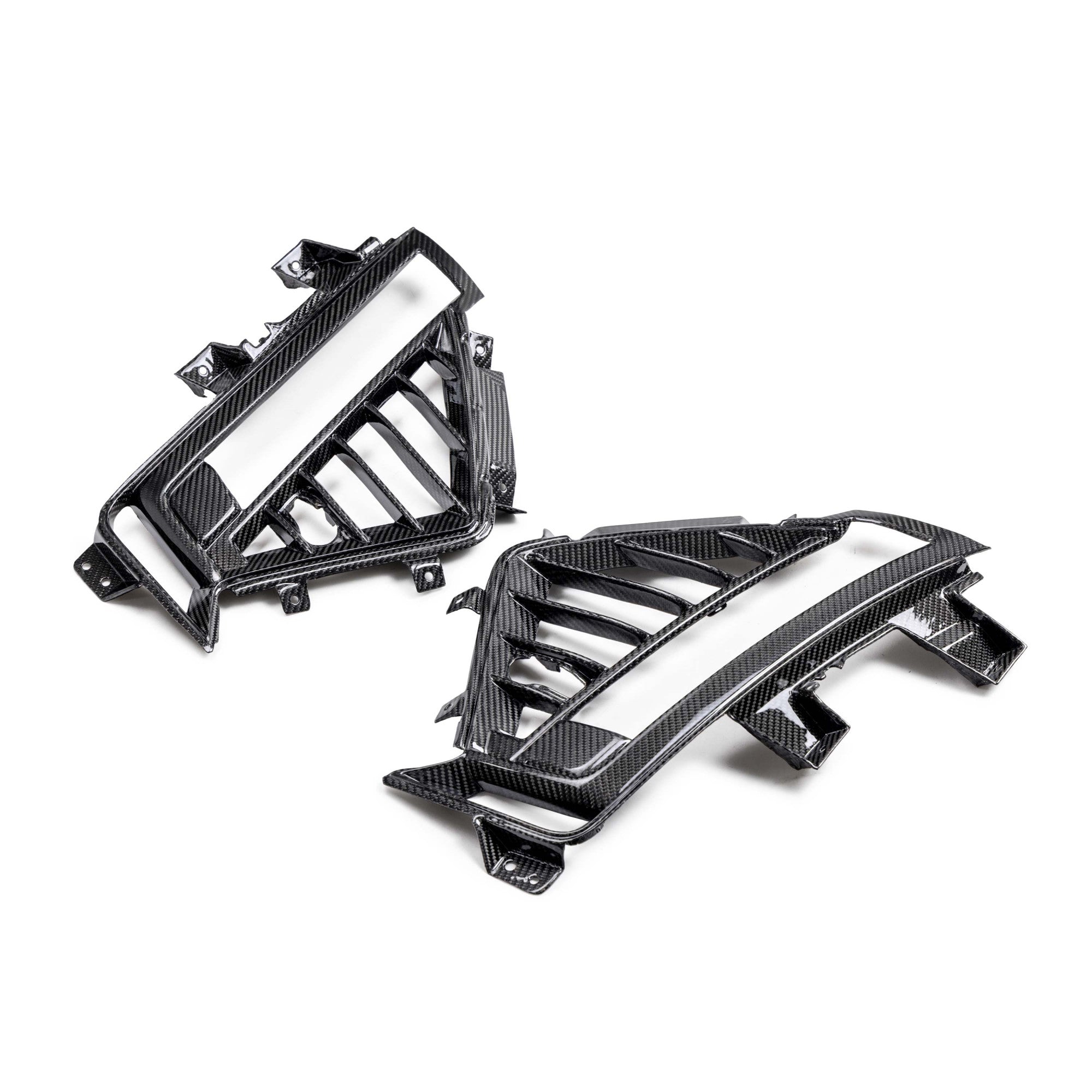 2022-2024 Cadillac CT5-V Blackwing Gloss Carbon Fiber Side Grilles (Pair)