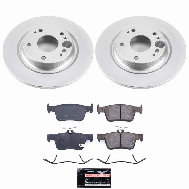 Power Stop 17-20 Honda Civic Rear Z23 Coated Brake Kit