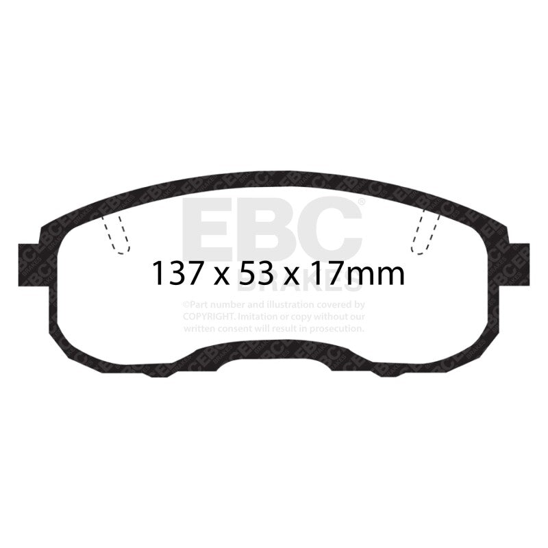 EBC 95-99 Infiniti I30 3.0 Ultimax2 Front Brake Pads