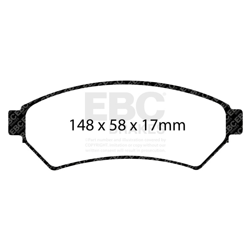 EBC 05-09 Buick Allure (Canada) 3.6 Yellowstuff Front Brake Pads