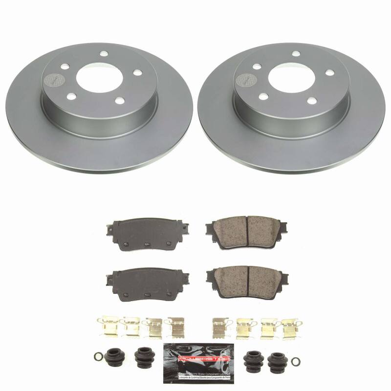 Power Stop 19-25 Nissan Altima Rear Z23 Coated Brake Kit