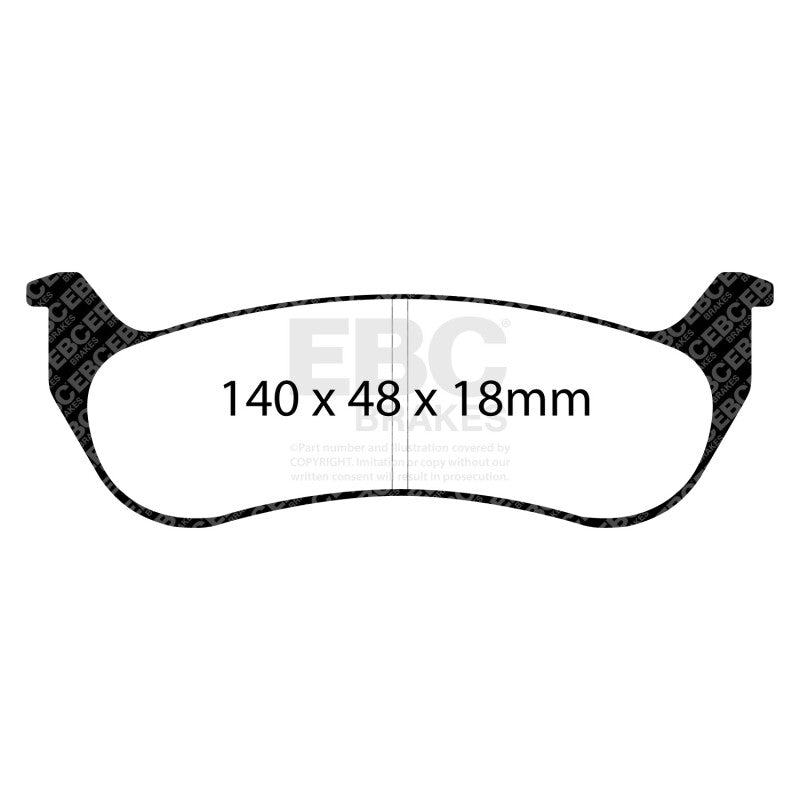 EBC 05-07 Chrysler Pacifica 3.5 Greenstuff Rear Brake Pads
