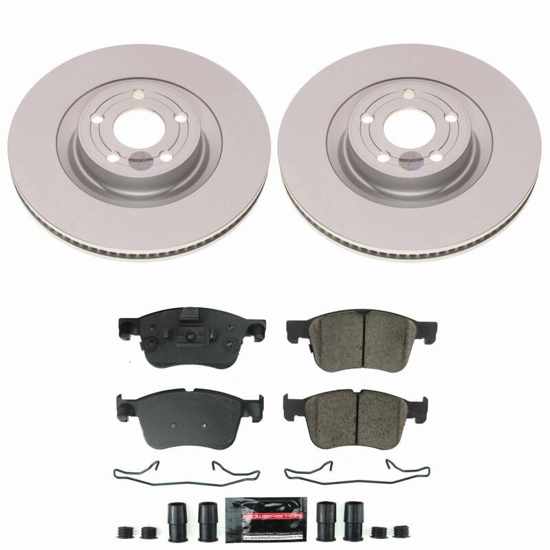 Power Stop 22-26 Ford Maverick Front Z23 Coated Brake Kit