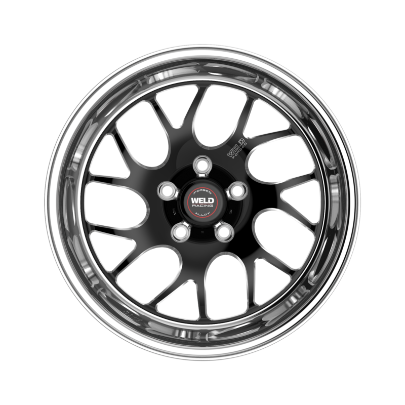 Weld S78 17x10.5 / 5x114.3 / 6.7 BS / 3.18 HB - Black Center - Polished Shell - Non-BL Wheel