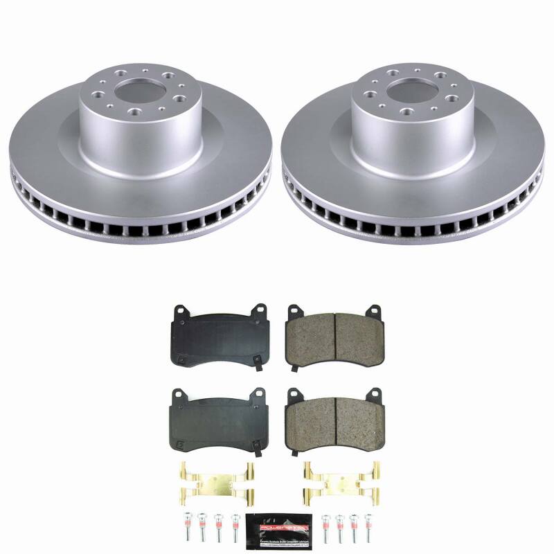 Power Stop 20-24 Tesla Y Front Z23 Coated Brake Kit