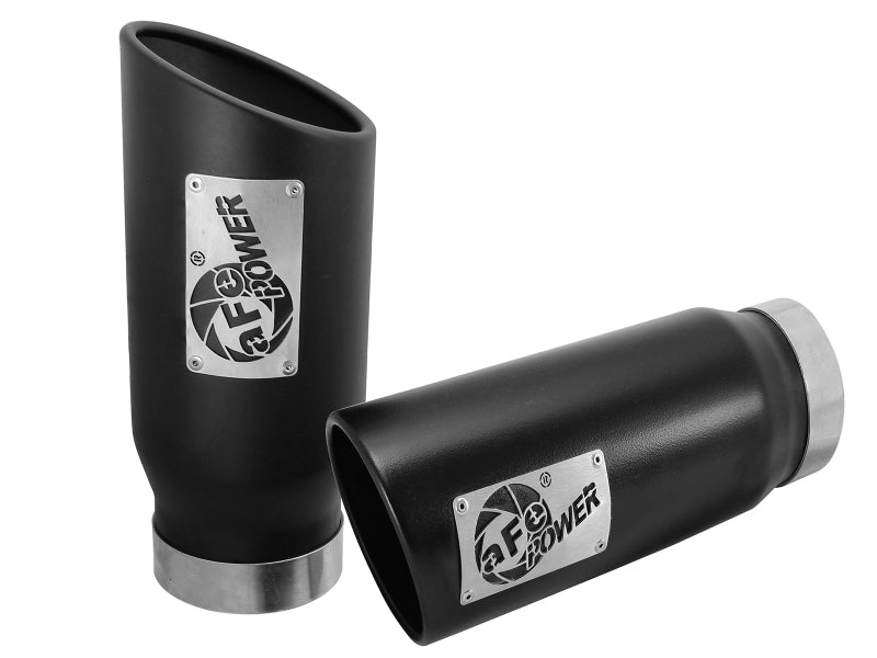 afe MACH Force-Xp Universal Exhaust Tip 4 IN Inlet x 5 IN Outlet x 12 IN L