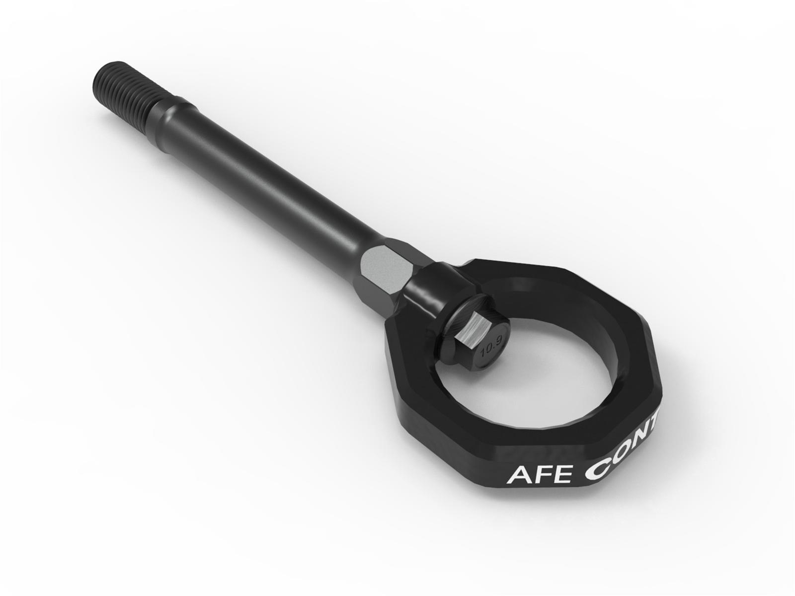 aFe 2020-2024 Chevrolet Corvette C8 CONTROL Front Tow Hook - Black