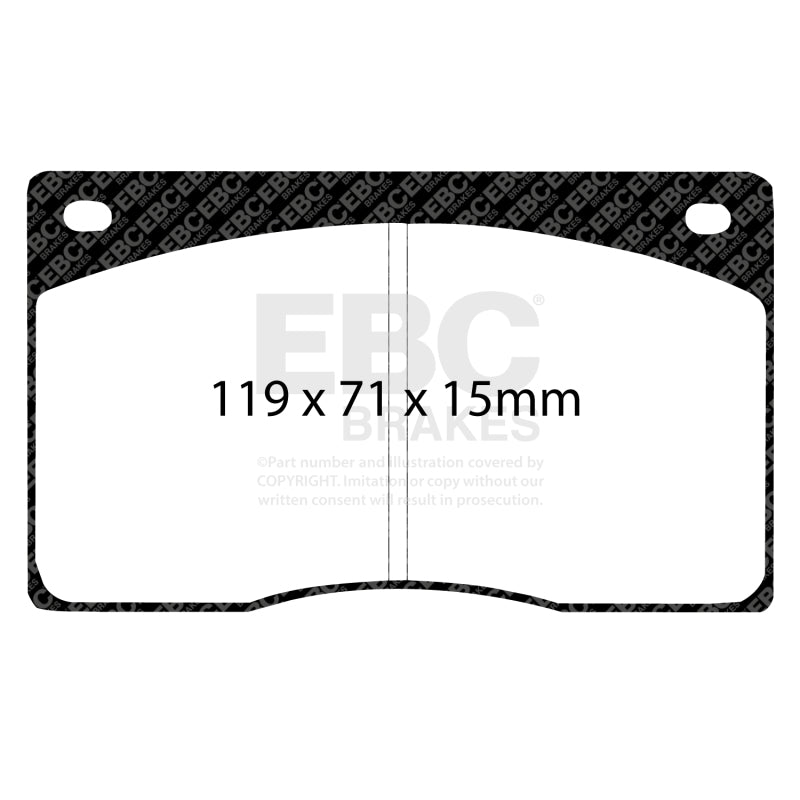 EBC 93-97 Aston Martin DB7 3.2 Supercharged Yellowstuff Front Brake Pads