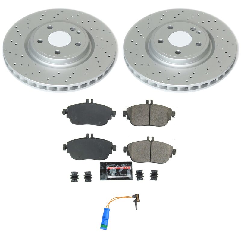 Power Stop 17-19 Infiniti QX30 Front Z23 Coated Brake Kit
