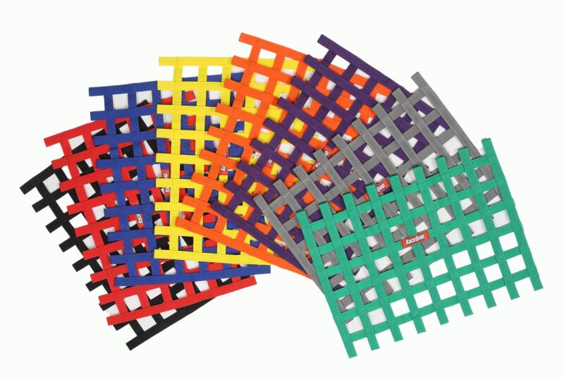 RaceQuip Red Ribbon Window Net