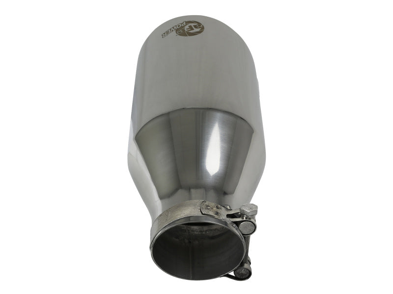 afe MACH Force-Xp Universal Exhaust Tip 2-1/2 IN Inlet x 4-1/2 IN Outlet x 9 IN L