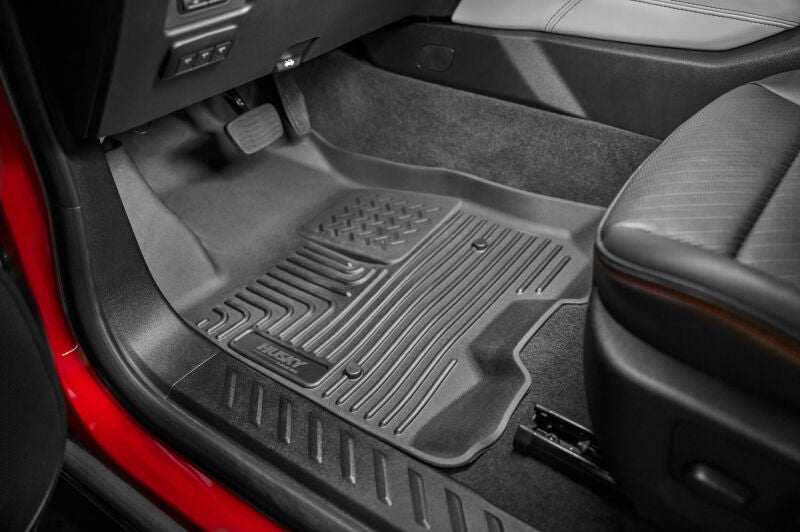Husky Liners 2019+ Ford Ranger SuperCrew Cab Weatherbeater Black Front &amp; 2nd Seat Floor Liners