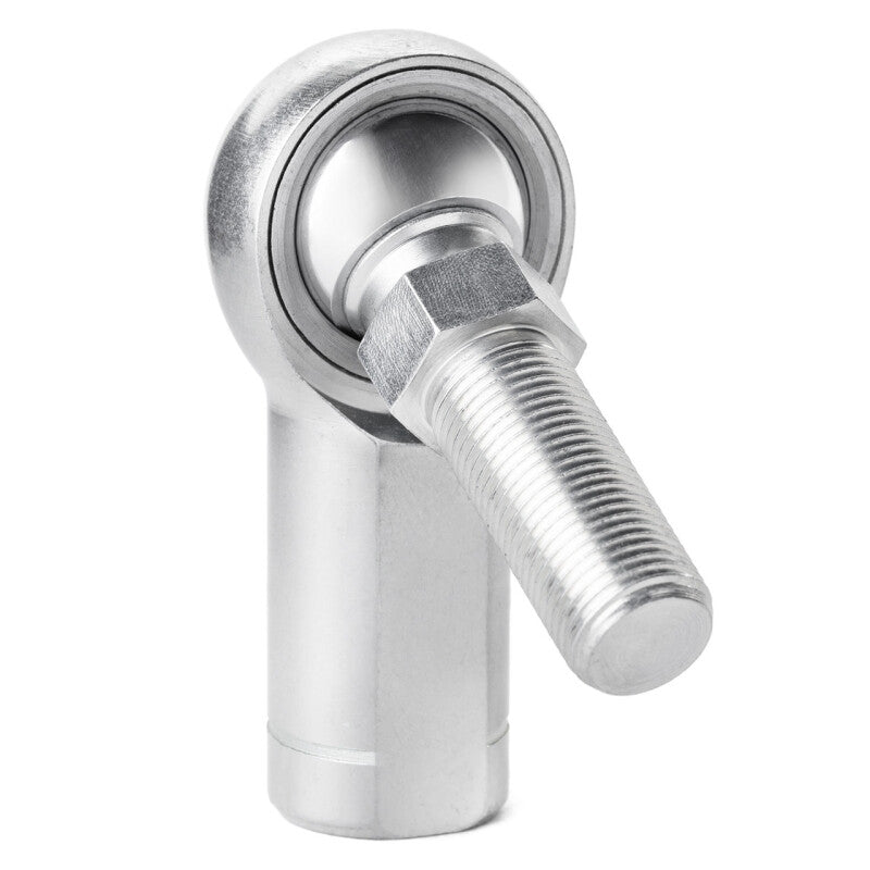 QA1 K Series 3-Pc Rod End - Female/Left Hand - .4375in Bore x 7/16-20 w/Stud - Carbon Steel