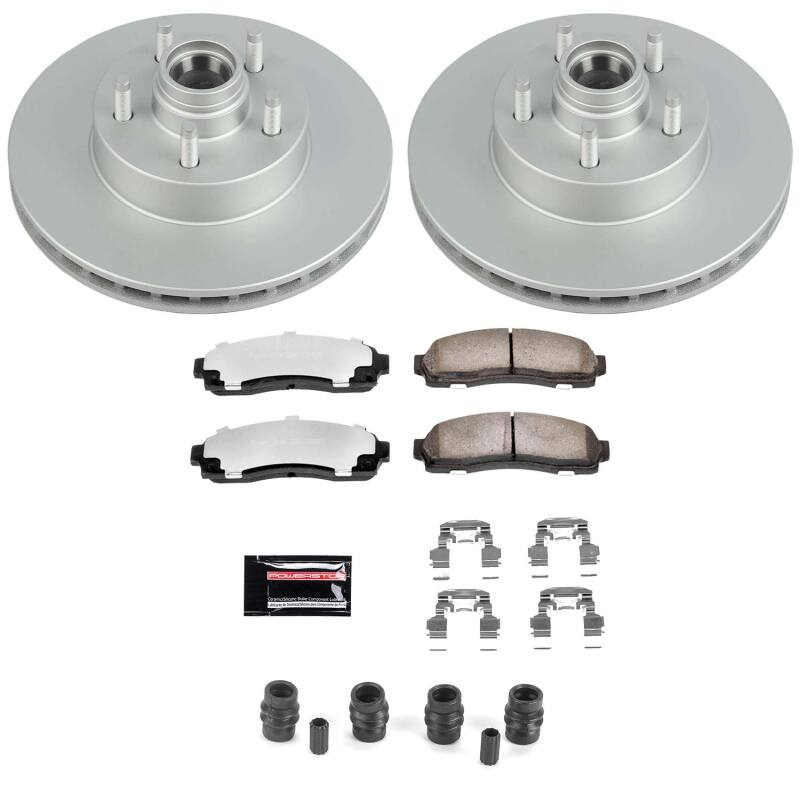 Power Stop 10-11 Ford Ranger Front Z36 Coated Truck & Tow Brake Kit