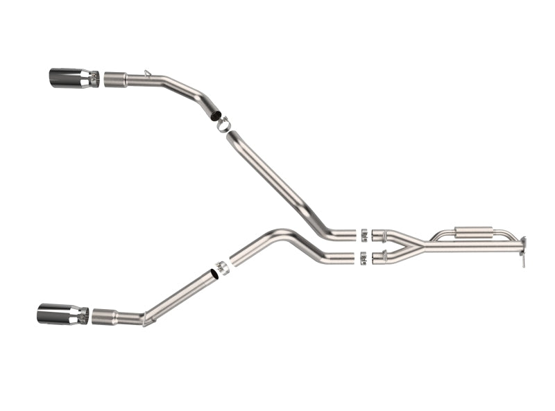 afe Vulcan Series Cat-Back Exhaust System Ford F-150 Raptor 21-24 V6-3.5L (tt)