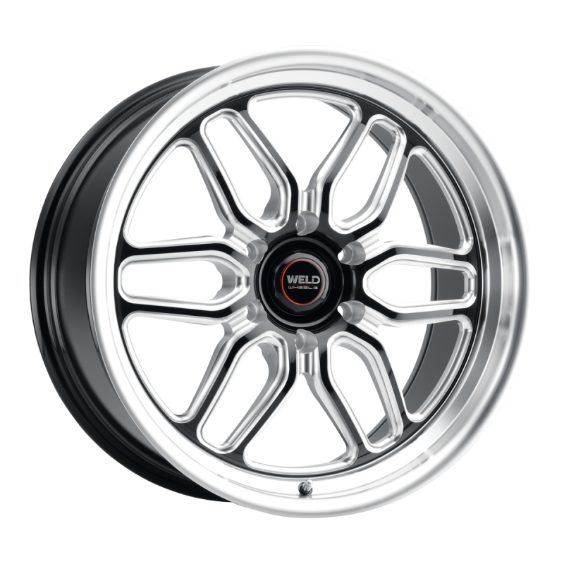 Weld Laguna 6 Drag 20x11 / 6x127 / 7.375 BS / 78.1 HB - Gloss Black Milled - Non-BL Wheel