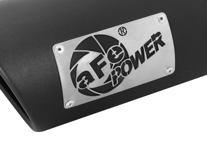 afe MACH Force-Xp Universal Exhaust Tip 3-1/2 IN Inlet x 4-1/2 IN Outlet x 12 IN L