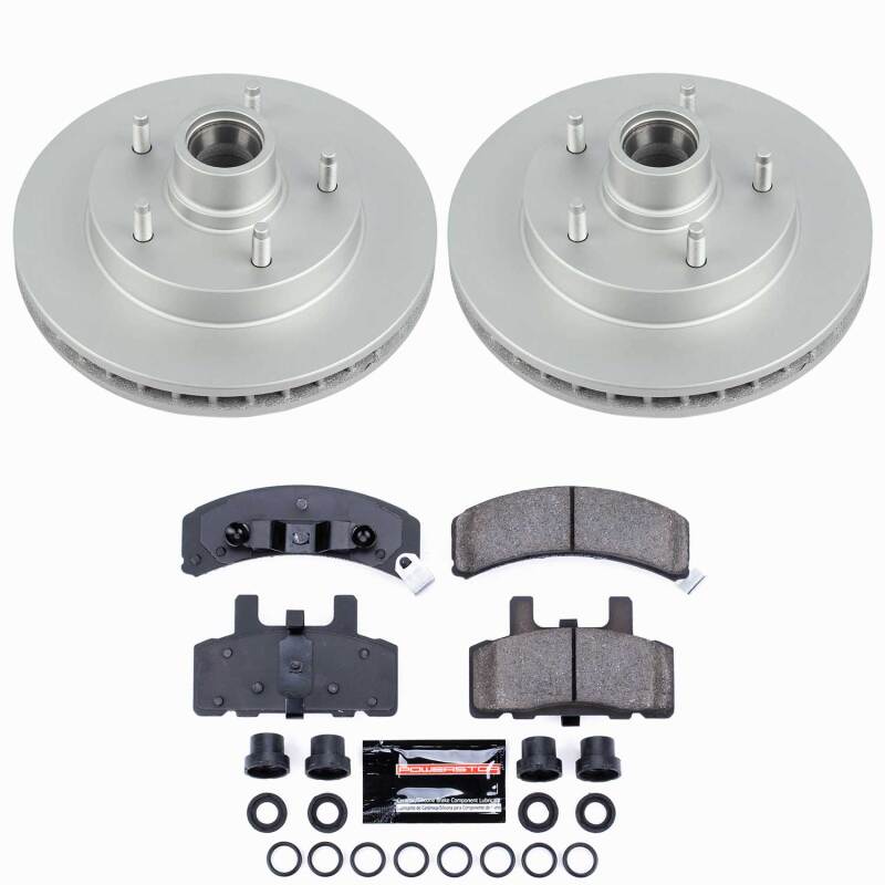 Power Stop 94-99 Dodge Ram 1500 Front Z23 Coated Brake Kit