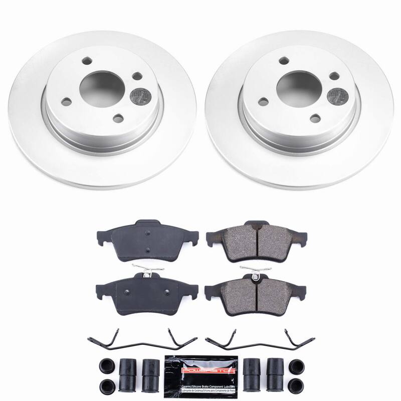 Power Stop 18-21 Ford EcoSport Rear Z23 Coated Brake Kit
