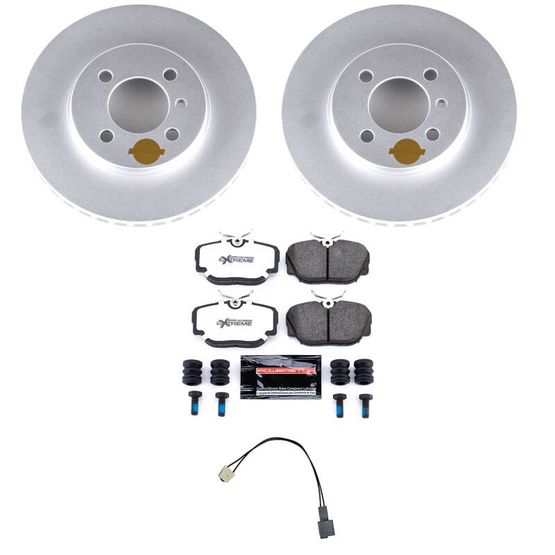 Power Stop 91-92 BMW 318i Front Z36 Coated Truck & Tow Brake Kit