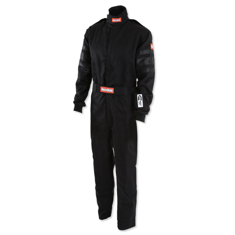 RaceQuip Black SFI-1 1-L Suit - Small