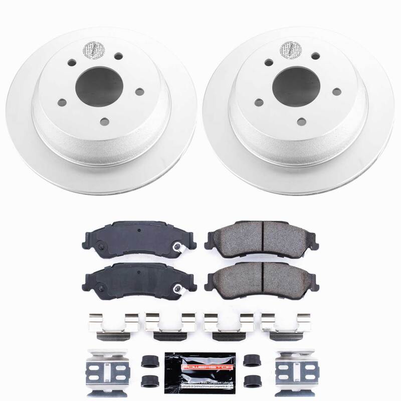 Power Stop 98-05 Chevrolet Blazer Rear Z23 Coated Brake Kit