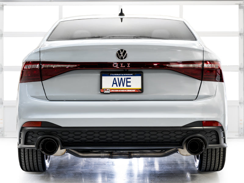 AWE 22-25 Volkswagen Jetta GLI Track Edition Exhaust - Diamond Black Tips