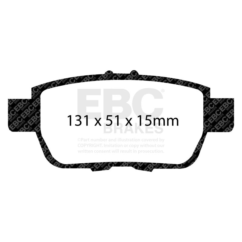 EBC 09-14 Acura TL 3.5 Yellowstuff Rear Brake Pads