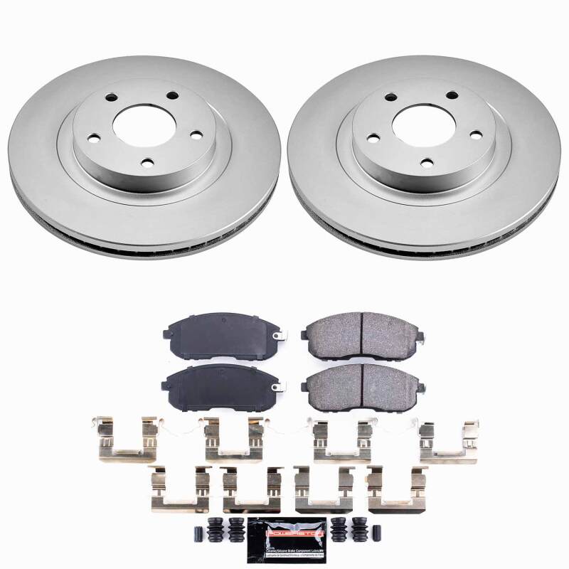 Power Stop 02-04 Infiniti I35 Front Z23 Coated Brake Kit