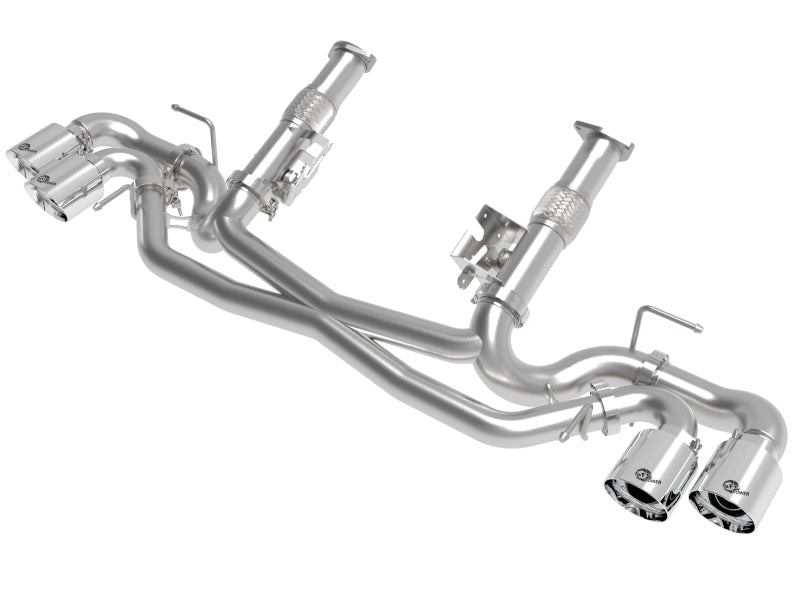 aFe MACH Force-Xp 3" to 2.5" 304SS Cat-Back Exhaust for 2020-2025 Chevy Corvette 6.2L – Polished Tips