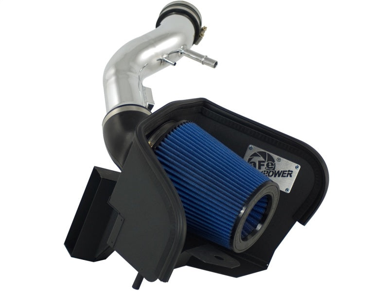 aFe MagnumFORCE Stage-2 P5R Cold Air Intake System – Polished for 2011-2014 Ford Mustang V6 3.7L