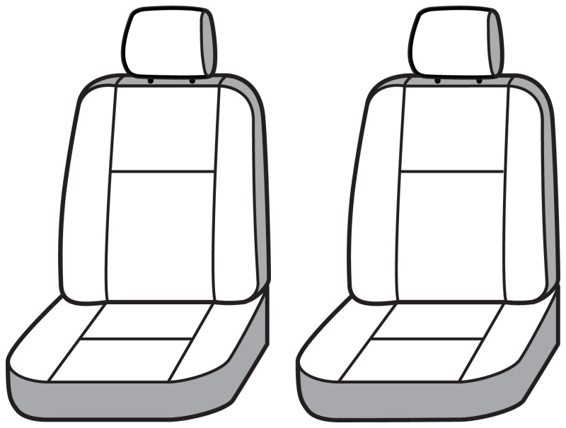 Covercraft  21-25 Ford F150 Carhartt Super Dux SeatSaver Front Row Custom Seat Cover - Gravel