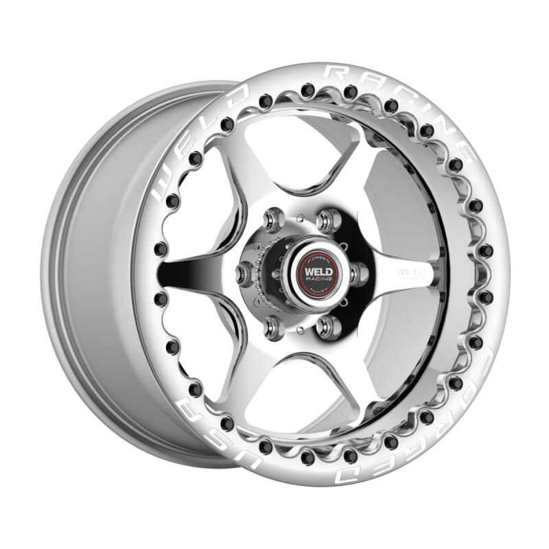 Weld 17x10 / 6x135 BP / 7.2in BS / 43mm / Street RT-S Series S79HD (ID Low Pad) SBL - Polished Wheel